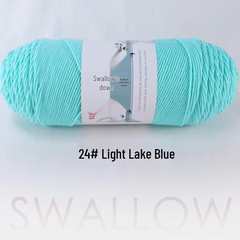 4 Liang Five-Strand Yarn: Cotton-Wool Medium-Thick Knitting Yarn for DIY Scarves and Shawls