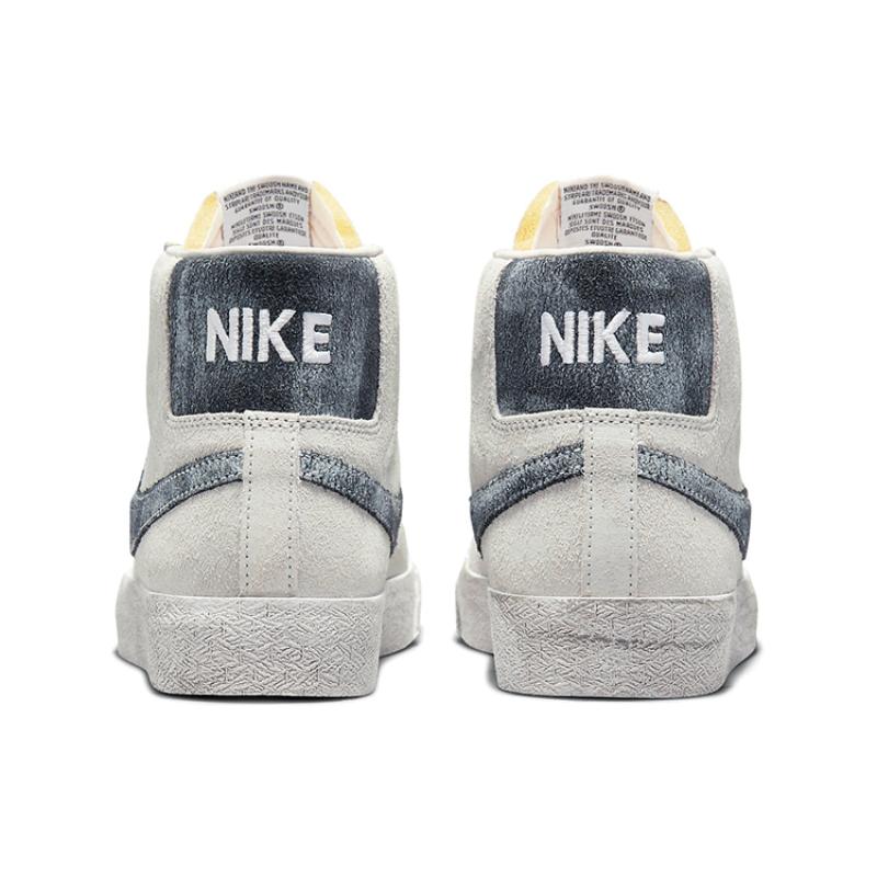 Nike Zoom Blazer Mid Premium Sb 'Faded Pack   Grey Fog Black' Skateboard Shoes DA1839-002