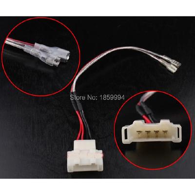 2pcs Car Door Bass Stereo Speaker Horn Wire  Cable Socket Adapter Plugs  Without Damaged for Skoda Vw Seat