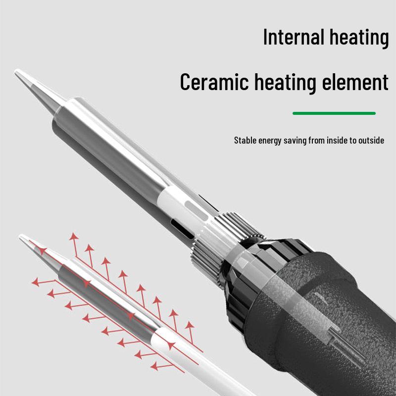 Digital Display Temperature Control Electric Soldering Iron Set for Home Repair & Welding