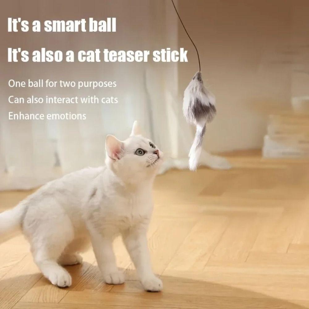 ABS Automatic Electric Cat Toy Interactive Cat Ball Toys Automatic Rolling Ball Toy  Pet Supplies