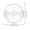 100/50pcs Christmas Transparent Children Stroage Balls Clear Plastic Containers Crafts Packaging For Wedding Party Gift Boxes