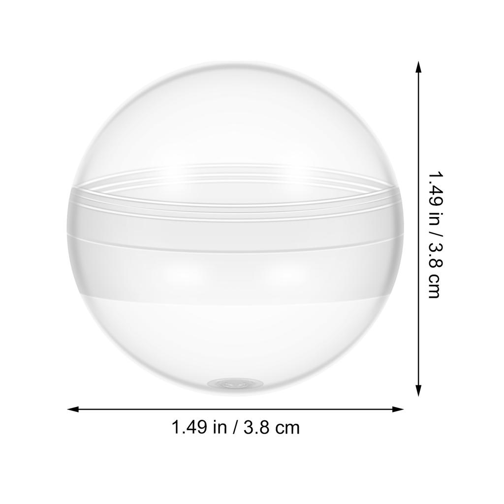 100/50pcs Christmas Transparent Children Stroage Balls Clear Plastic Containers Crafts Packaging For Wedding Party Gift Boxes