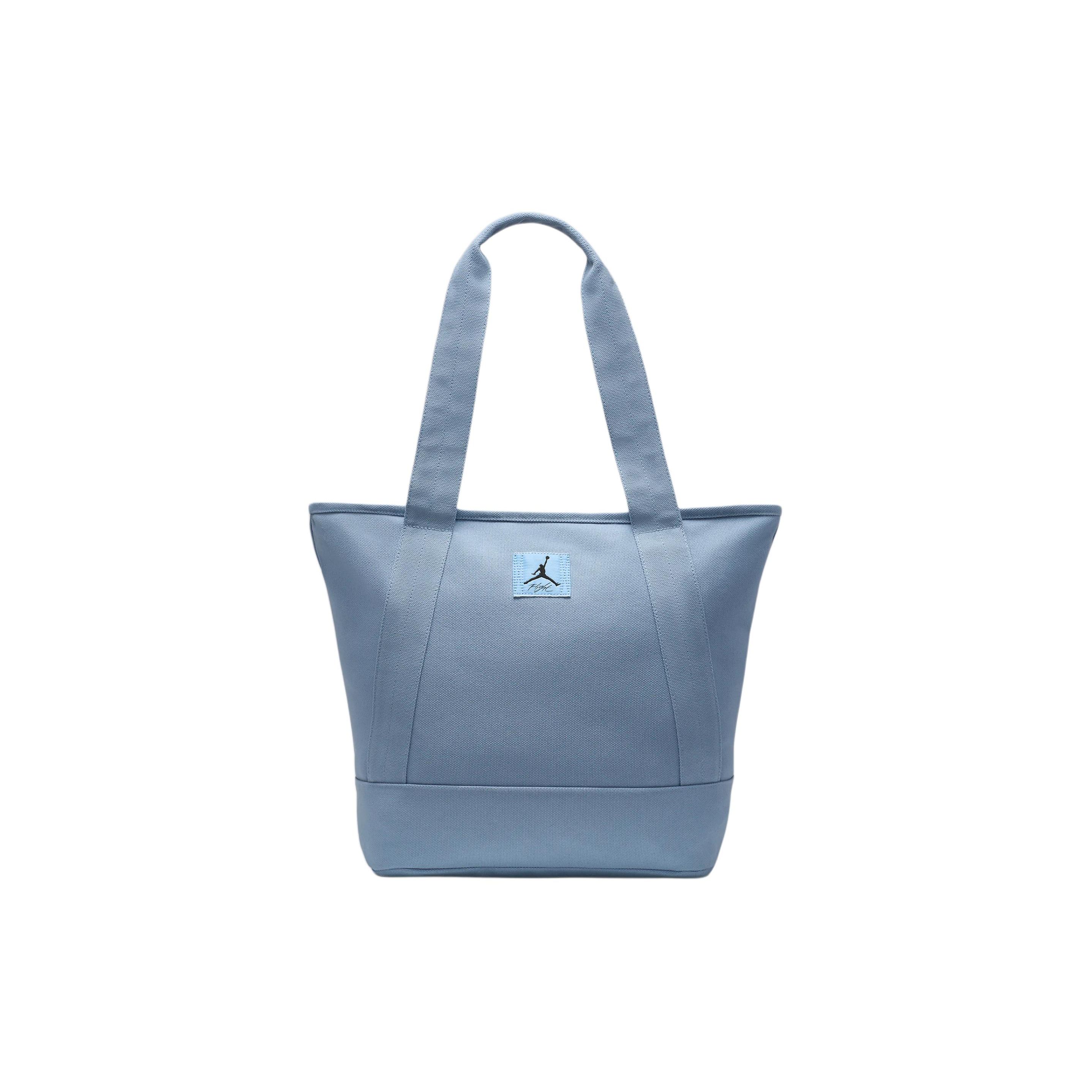 

Jordan Commuter Portable Solid Color Large Capacity Logo Tote Bag Unisex Tote Bags Blue Gray WA0731-B18 Blue Gray