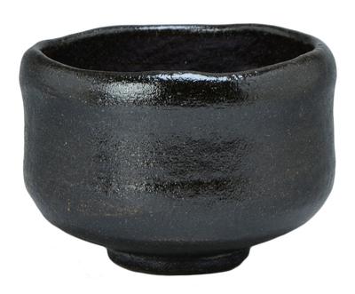 Aito Kyoto Kiyomizu Ware Matcha Bowl Nero 10 cm Suiraku Forno regalo Rikyu Tea Bowl Kuroraku Zuisho TRR452 (con scatola)