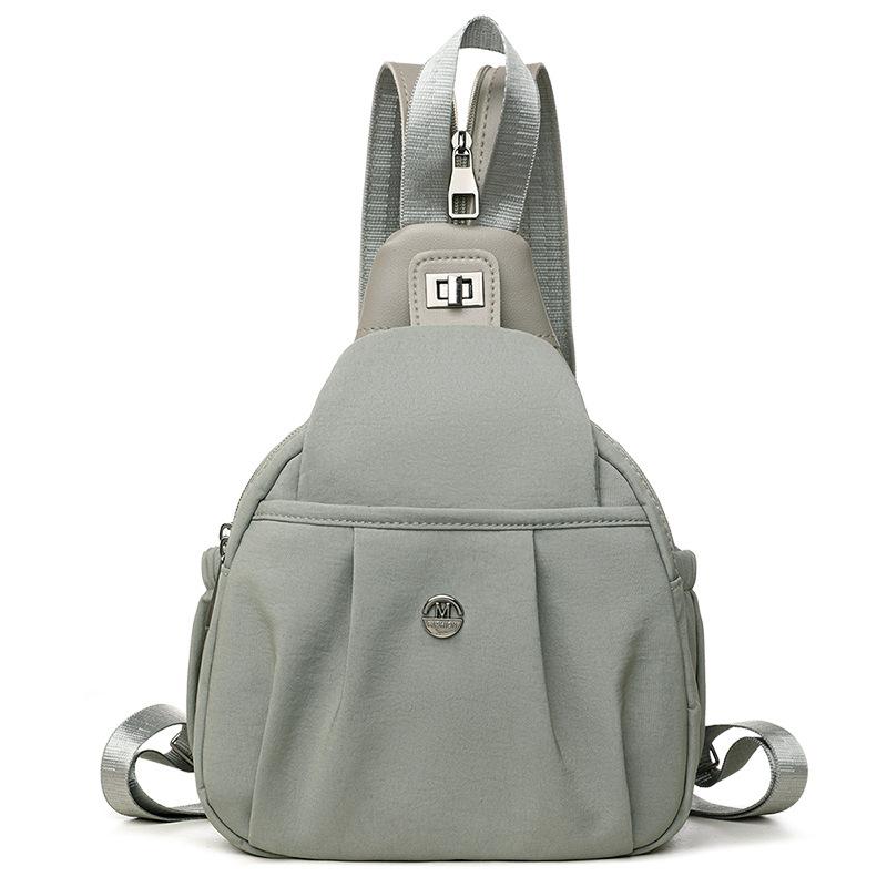 Multifunkční náprsní taška Dámský lehký batoh Cestovní taška přes rameno