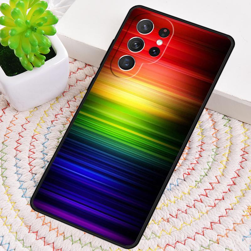 Gay Lesbian LGBT Rainbow Pride ART Silicone Phone Case For Samsung Galaxy note 10 pro S26 S24 S23 S22 S21 Plus S25Ultra Cover
