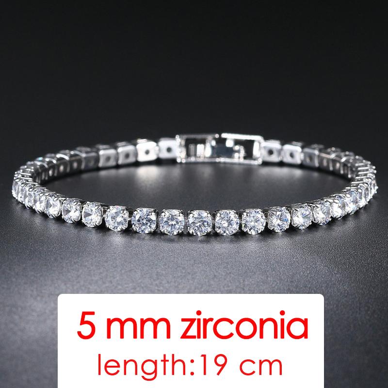 ZHOUYANG Tennis Bracelet For Women Luxury Colorful Optional 2.5mm CZ Crystal Rose Gold Color Gift Fashion Jewelry KC128