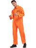 Unisex Halloween Cosplay Yellow Prisoner Costume for Adults and Kids