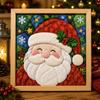 1 Set DIY Christmas Fabric Art Kit Cotton Fabric Christmas Cloth Craft Set  Christmas Craft Project