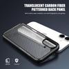 For iPhone 16 Case Carbon Fiber Texture Anti-Scratch TPU+PC Back Cover