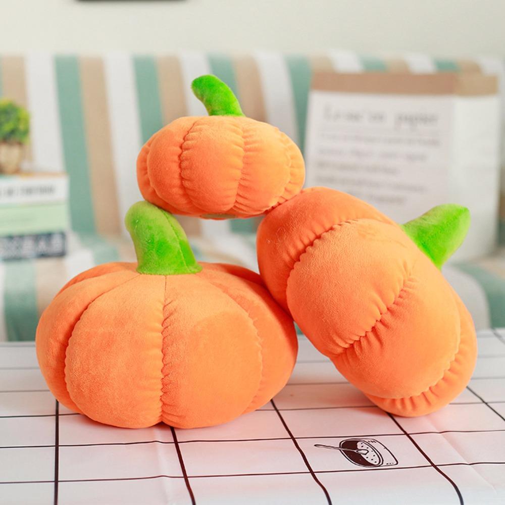 Real life Plush Pumpkin Pillow Kawaii Fruits Vegetable Stuffed baby Toys For kids friends soft Cushion Birthday Gift home decor