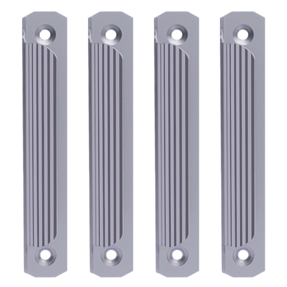 4pcs Sliding Door Handle Black White Aluminum Alloy Cabinet Handles Window Cabinet Balcony Sliding Door Pull Drawer Handle