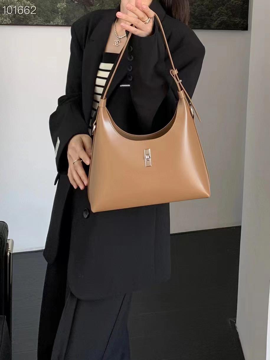 

Черная сумка через плечо в стиле ретро с полумесяцем 2022 года — уникальный дизайн из натуральной кожи, женская сумка подмышкой для осени/зимы 27x16x8 cm бежевый