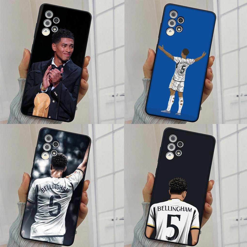 Casing for Motorola Moto G86 G57 G14 G34 G67 G84 G24 A54 G15 G17 Power Protective Cover Phone Case Soccer No 5 Star Football No5