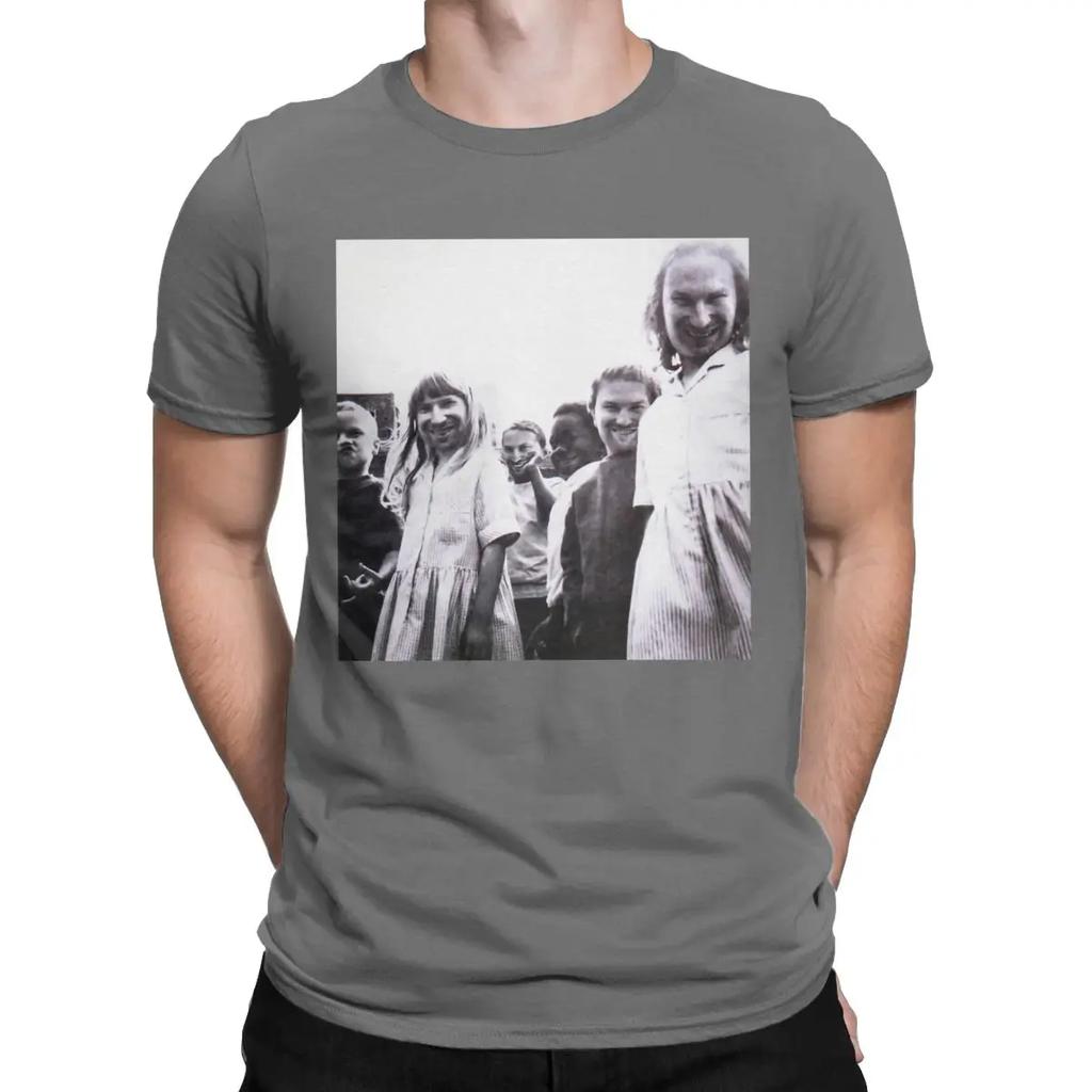 Funny Aphex Twin Come To Daddy T-Shirt for Men Crew Neck Cotton T Shirt Short Sleeve Tees Plus Size Clothes