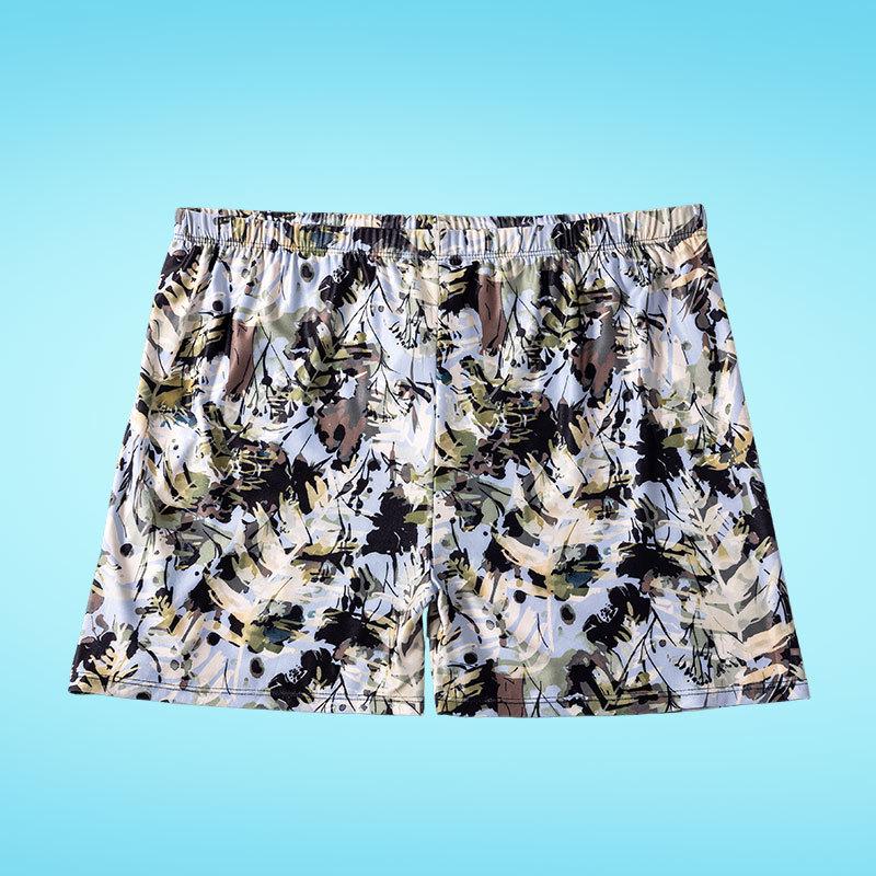 Men's Quick-Dry Flat Leg Plus Size Swim Trunks - Casual Sport Beach Shorts