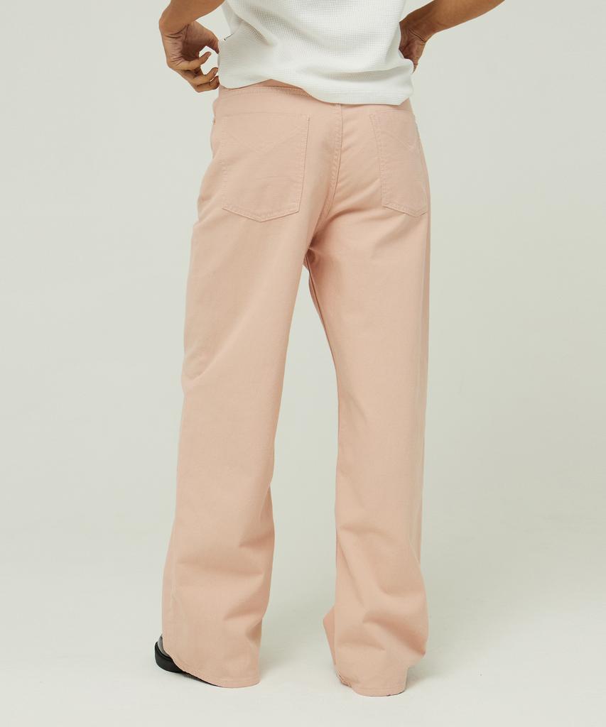 MAGOODGAN Petro 4808 Wide Fit Pink Cotton Pants