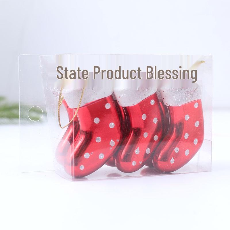 Hand-Painted Flat Candy Christmas Tree Ornament Set