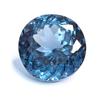 Fabulous Natural Teal Blue Tourmaline 22-24 Ct Round Cut Certified Gemstone