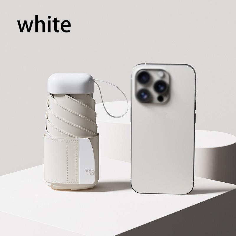 Mini Card Umbrella Sun Umbrella Sunshade Sun Protection Dual-use UV Protection Compact Portable Folding Women's Pocket Umbrella