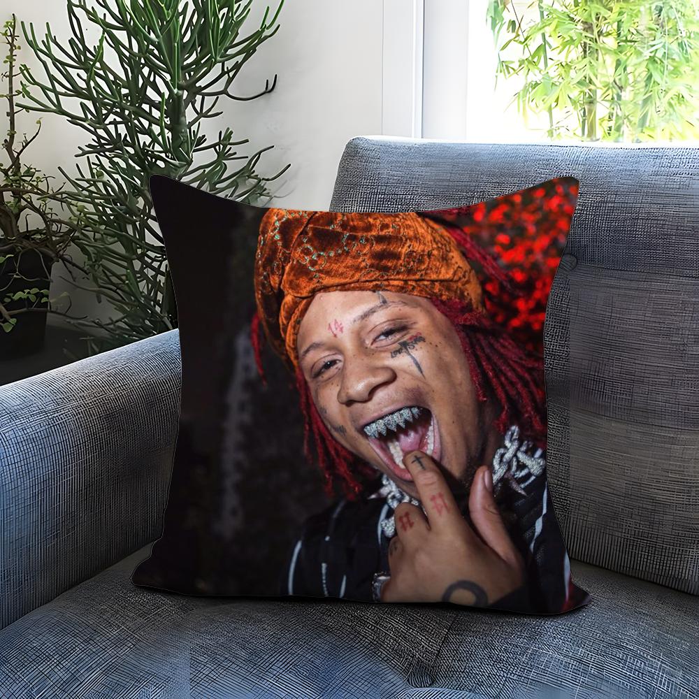 Popular T-TTrippie Redd Cushion Cover Comfortable Reversible Pillow Cover Ideal for Car Sofa Bedroom & Beyond