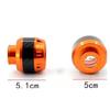 1 Pair of Carbon   Motorcycle Front Fork Frame Sliders Crash  