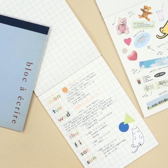 Ocheck A5 Vintage Notepad, populární fráze v Koreji