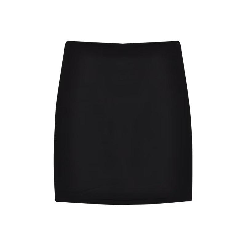 Plus Size High-Waisted A-Line Pleated Skirt for Fall/Winter