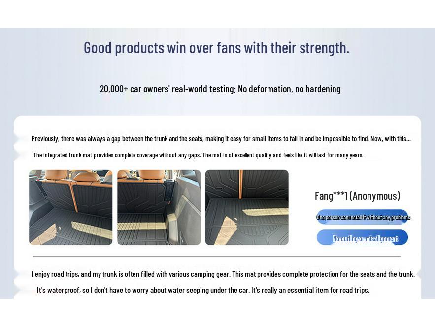 Tank 300 TPE Trunk Mat: Tail Box Mat for Car Interior Modification