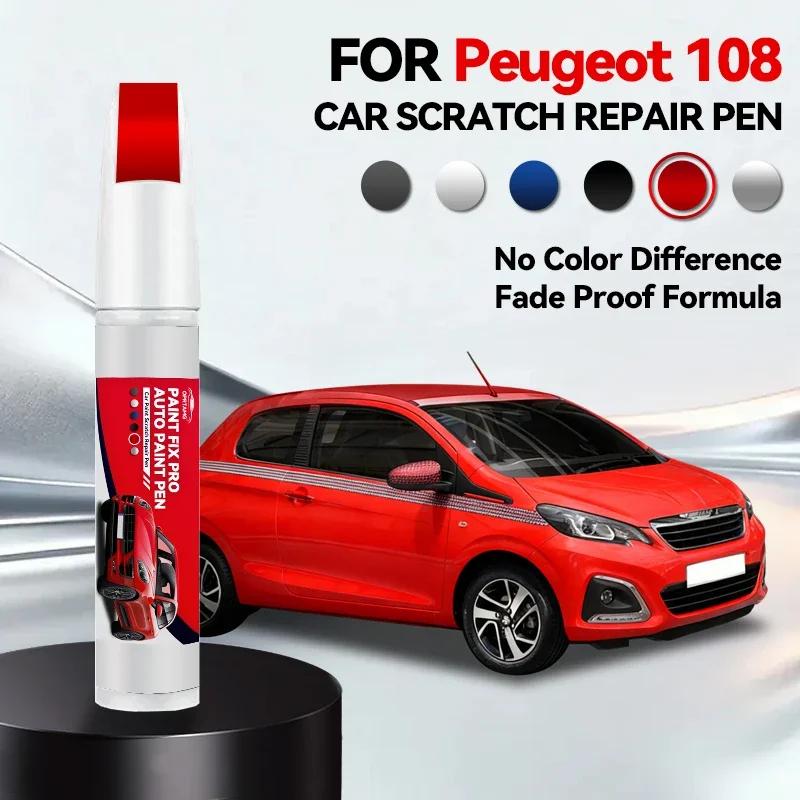 

Vehicle for Exclusive Use For Peugeot 108 1990-2026 Paint Repair Pen Touch Up Scratch Remover DIY Auto Accessories Black White червоний