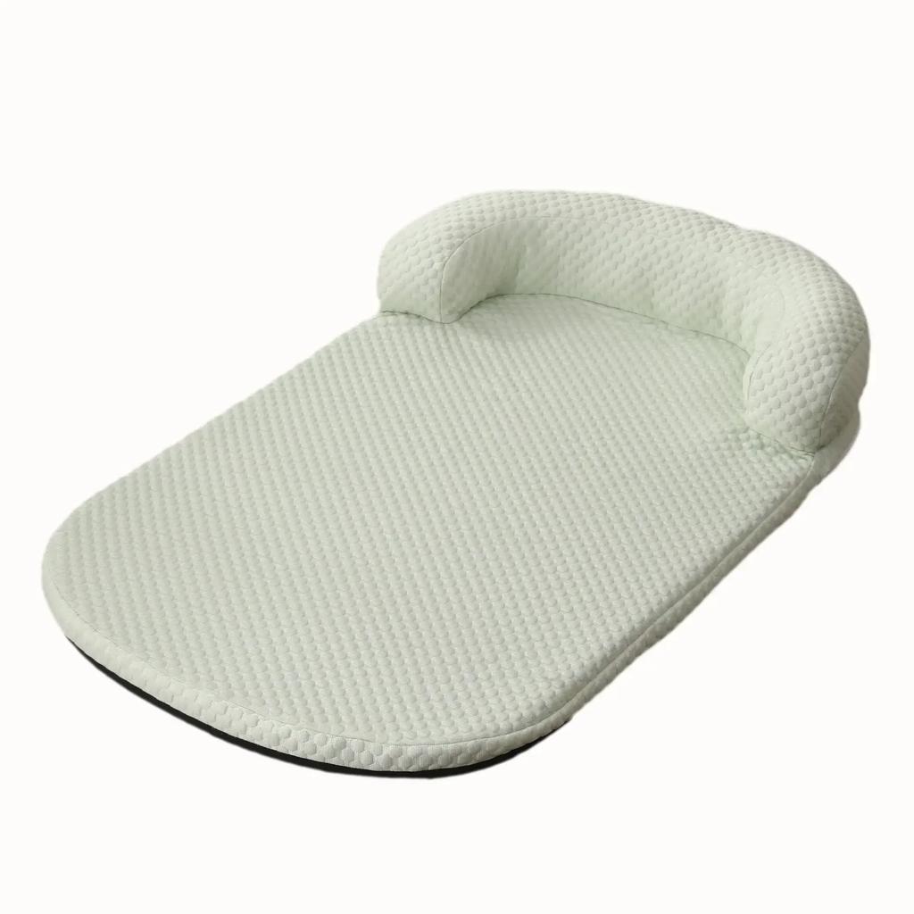 Summer Cooling Dog Bed Ice Silk Cold Cat Mat Foam Sleeping Sofa Puppy Kennel Breathtable Cooling Fabric Dog Cat Bed Pet Cushion