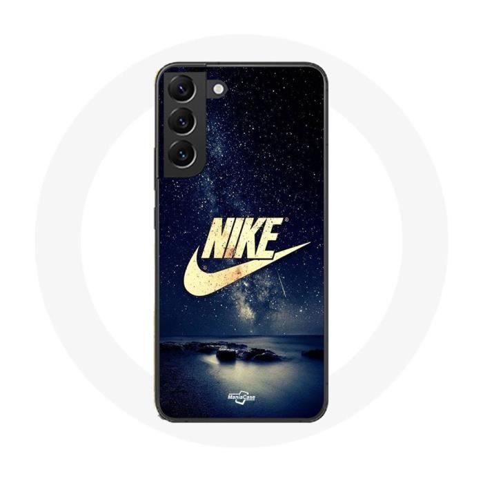 Maniacase Case for Samsung Galaxy S23 Plus Nike Golden Logo Starry Night