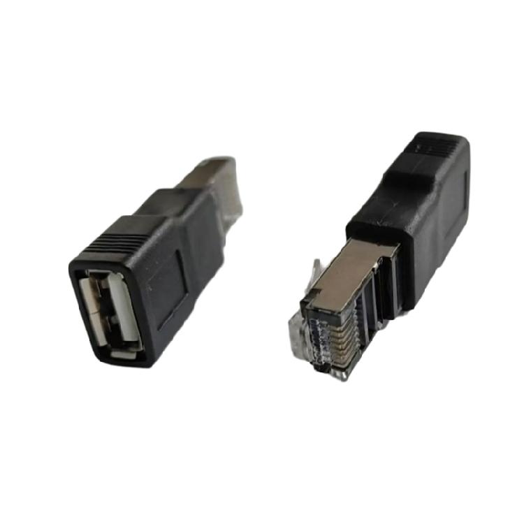 USB To RJ45 Conversion Adapter USB2.0 Female To Ethernet Male Converter for Camera Routers Endurances Connection 100Mbps