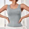 Dámský top bez rukávů s vyjímatelnou výplní, přiléhavý, jednobarevný, vhodný k nošení jako svrchní vrstva nebo jako základní vrstva.