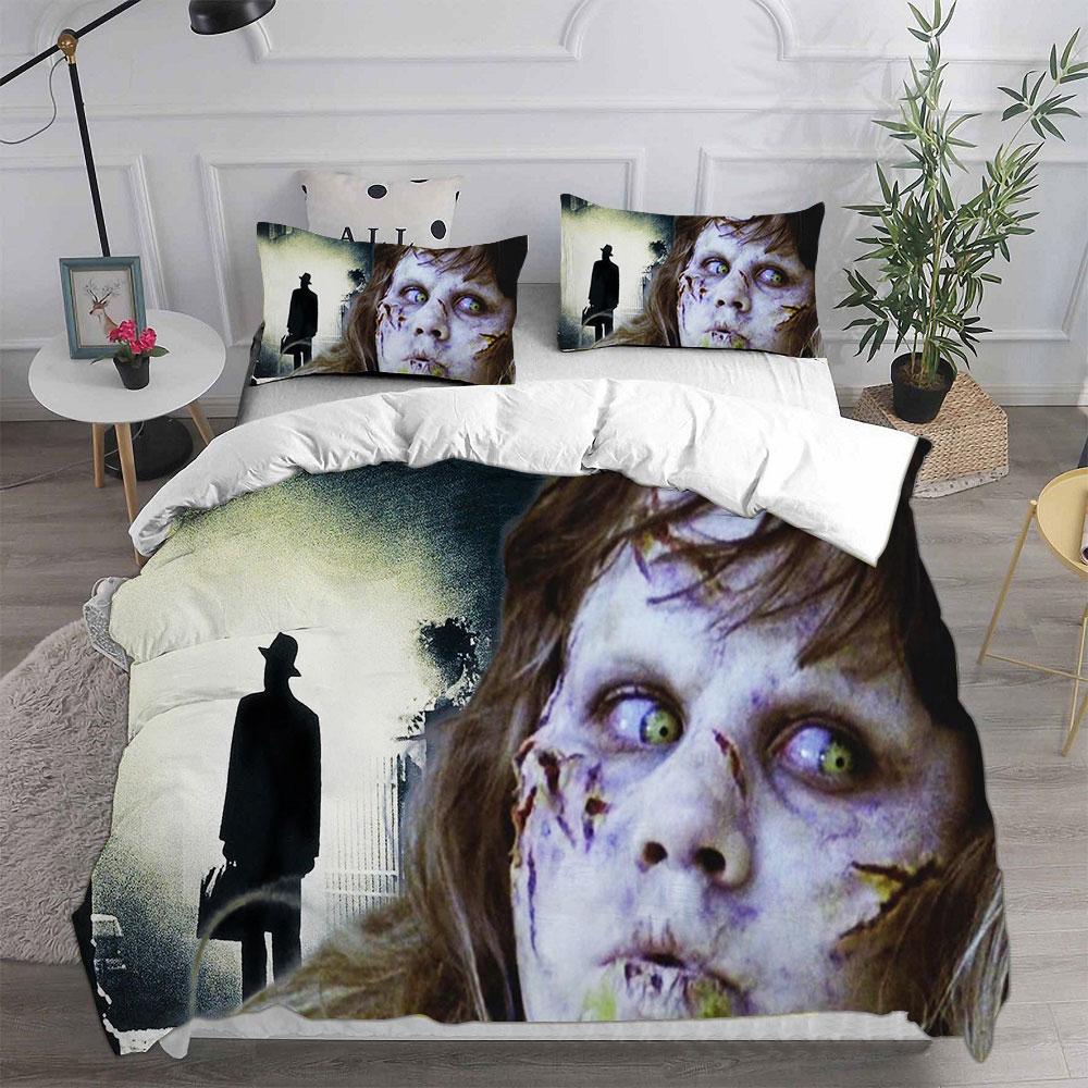The Exorcist (1973) Bedding Sets Comforter Quilt Bed Cover Duvet Cover Pillow Case 2-3 Pieces Sets Kids Adult Size