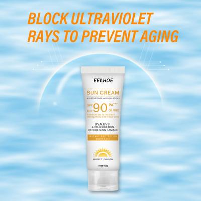 40g opalovací krém Safe Lehký rostlinný výtažek Hydratační UV opalovací krém pro ženy