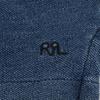 RRL Indigo Cotton Polo Shirt tops M IndigoUsed