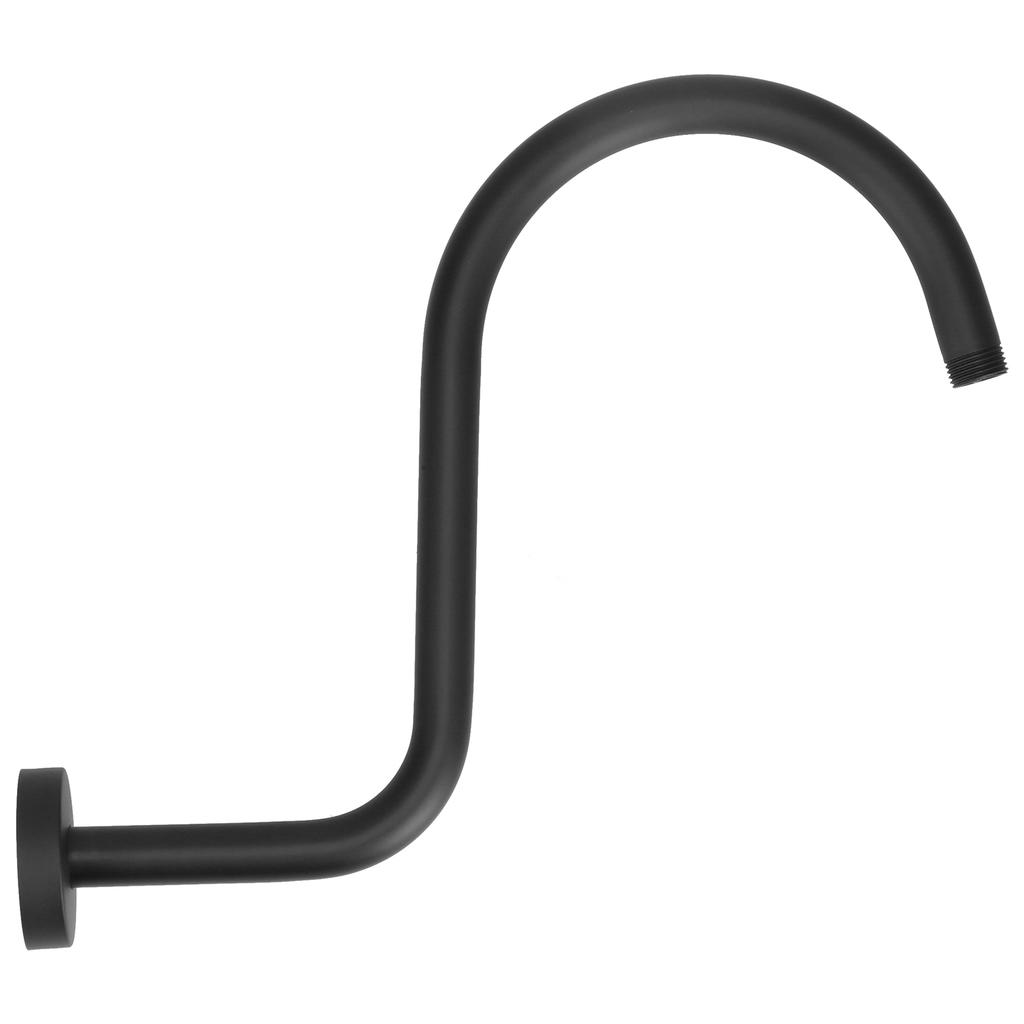 Duscharm S-förmiger Schwanenhals-Duschkopf-Verlängerungsarm aus Edelstahl für Badezimmer, NPT-Duschkopfarm