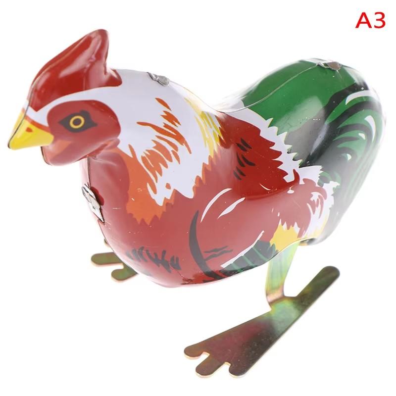 NEW Kids Classic Tin Wind Up Clockwork Toys Jumping Iron Frog Rabbit Cock Toy Action Figures Toy For Children Kids Classic Toy