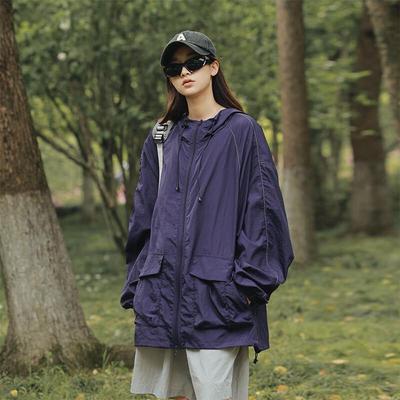 Outdoor UV Protection Hooded Hiking Jacket for Couples