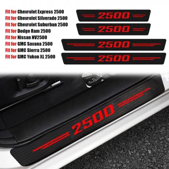 For GMC Savana 2500 Accessories Truck Door Sill Plate Threshold Protector