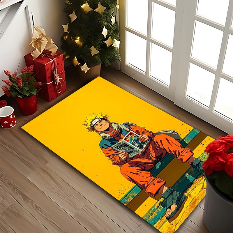 1pc naruto Rug, Digital Printed Home Chair Sofa Mat, Durable Office Area Carpet, Beautiful Festival Decorations