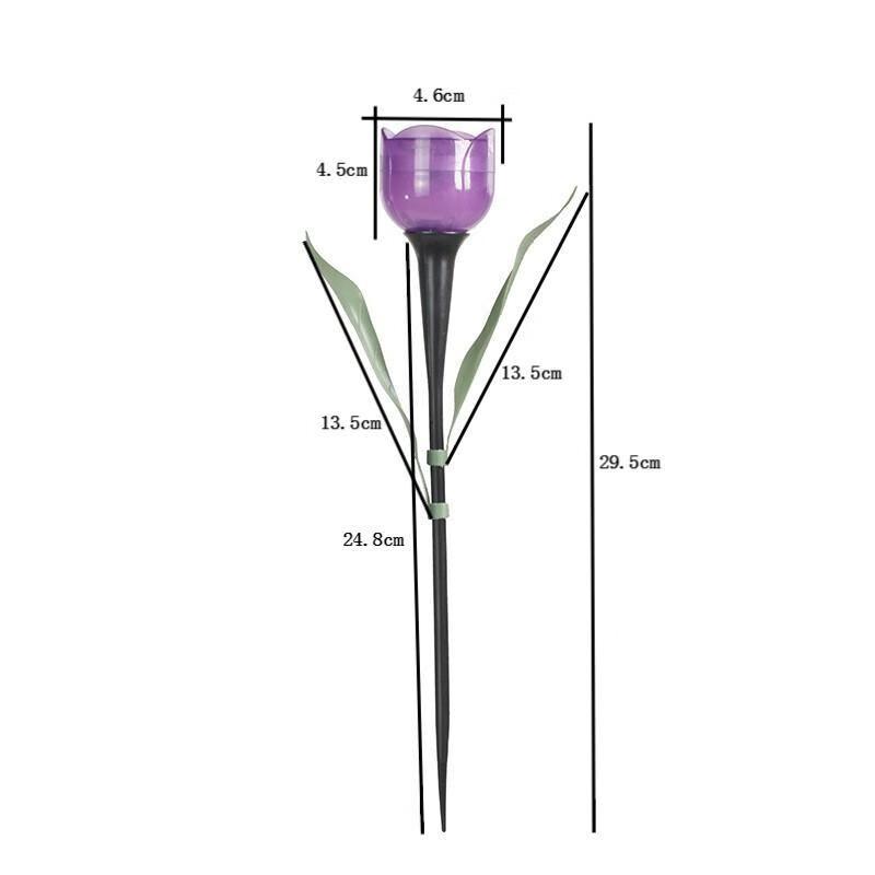Pailide LED Solar Tulip Garden Lights, 5-Pack