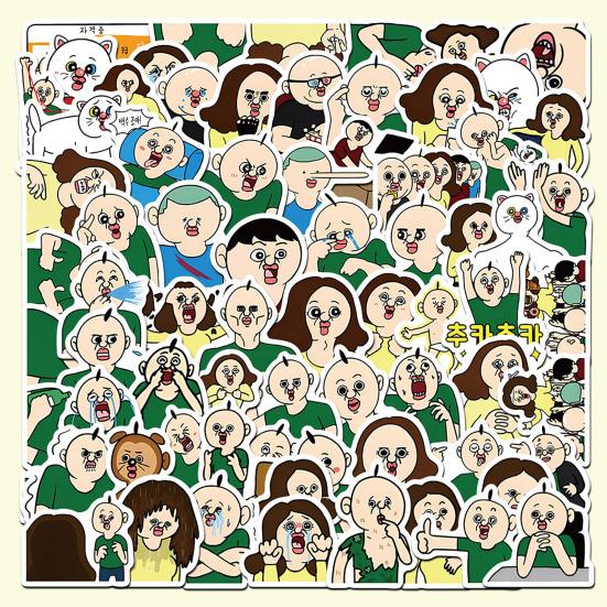 

Забавные мультяшные наклейки, самоклеящиеся наклейки, водонепроницаемые, устойчивые к выцветанию, легко наносятся, сильная адгезия, наклейки для ноутбука, украшения