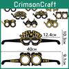 Decoration Paper Party Glasses Retirement Theme Game Photo Props Mask Vzard