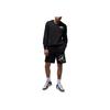 Jordan Letter Logo Print Breathable Lace-Up Mid-Rise Sports Shorts Men Shorts Black DV7603-010