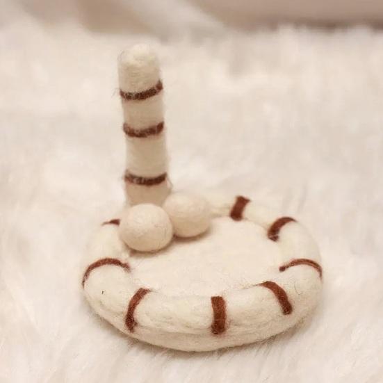 Kattenkont Vilt Onderzetter Grappige Koffieonderzetters Zachte Absorberende Tafelmatten Elegante Woondecoratie Cadeau voor Kattenliefhebbers