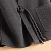 Women's Merino Wool Blend V-Neck Double-Faced Vest