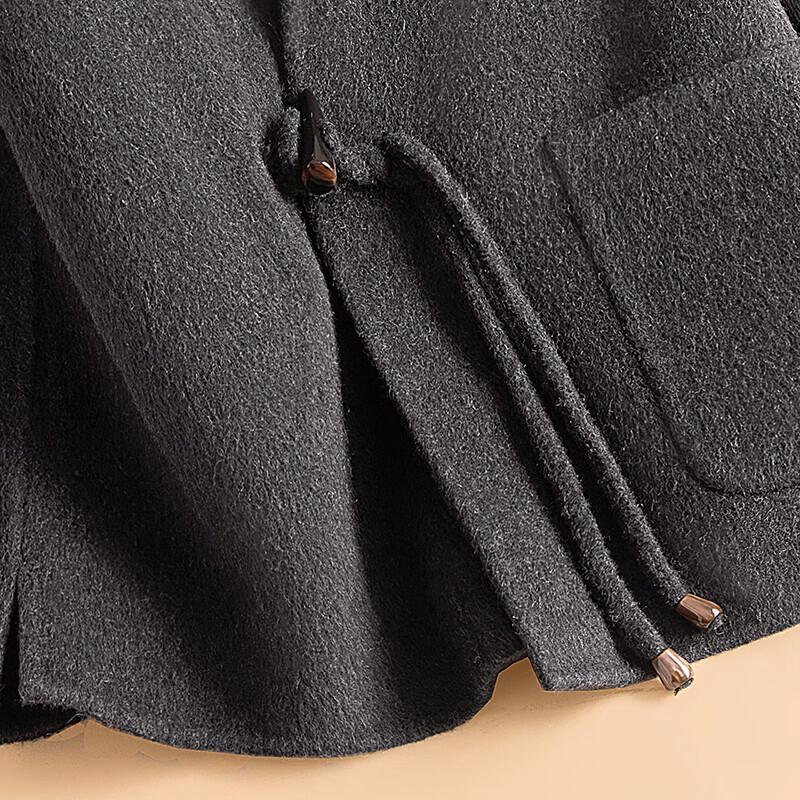 Women's Merino Wool Blend V-Neck Double-Faced Vest